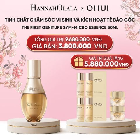  TINH CHẤT CHĂM SÓC VI SINH VÀ KÍCH HOẠT TẾ BÀO GỐC OHUI THE FIRST GENITURE SYM-MICRO ESSENCE 50ML 