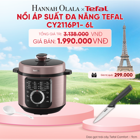  NỒI ÁP SUẤT ĐA NĂNG TEFAL CY2116P1- 6L - B273 