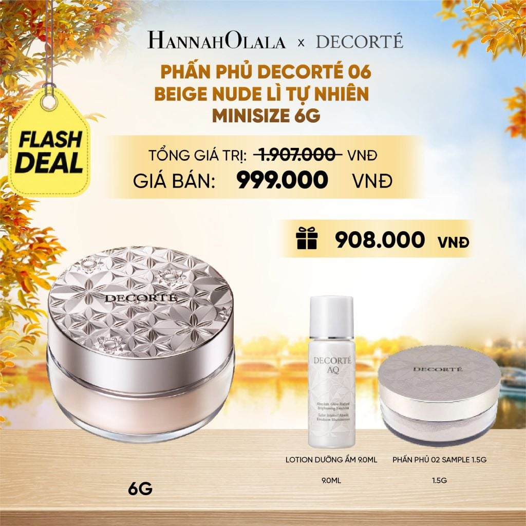  [FLASH DEAL] PHẤN PHỦ DECORTÉ MINISIZE - E1084 