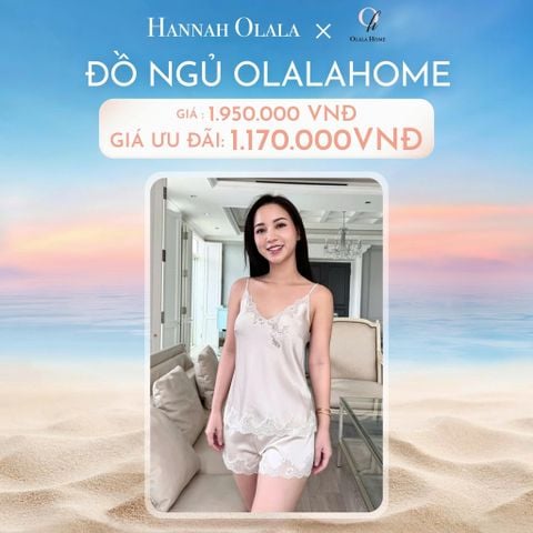  DEAL 4: ĐỒ NGỦ NGẮN LỤA - MÀU BE 