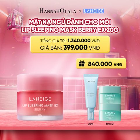  MẶT NẠ NGỦ DÀNH CHO MÔI LANEIGE LIP SLEEPING MASK 20G (CHỌN MÙI HƯƠNG) 