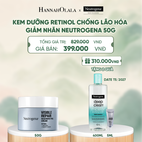  KEM DƯỠNG RETINOL CHỐNG LÃO HÓA GIẢM NHĂN NEUTROGENA VISIBLE REPAIR REGENERATING 50G - A997 