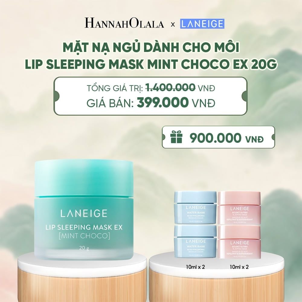  MẶT NẠ NGỦ DÀNH CHO MÔI LANEIGE LIP SLEEPING MASK 20G (CHỌN MÙI HƯƠNG) - A1633 