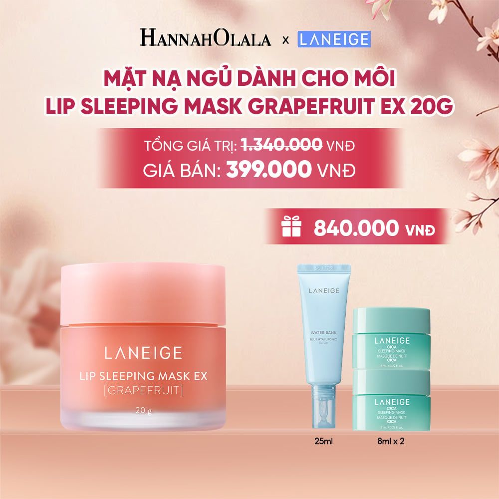  MẶT NẠ NGỦ DÀNH CHO MÔI LANEIGE LIP SLEEPING MASK 20G (CHỌN MÙI HƯƠNG) - A593 