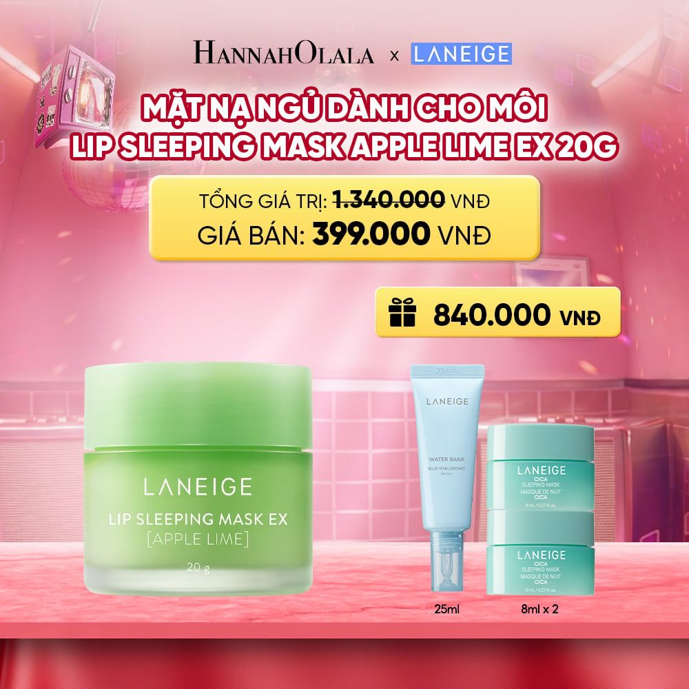  MẶT NẠ NGỦ DÀNH CHO MÔI LANEIGE LIP SLEEPING MASK 20G (CHỌN MÙI HƯƠNG) 