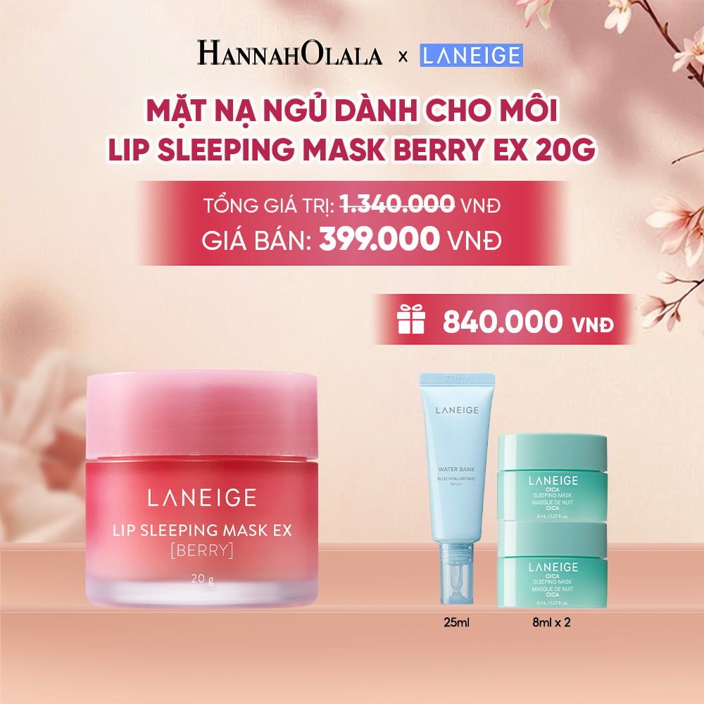  MẶT NẠ NGỦ DÀNH CHO MÔI LANEIGE LIP SLEEPING MASK 20G (CHỌN MÙI HƯƠNG) - A593 