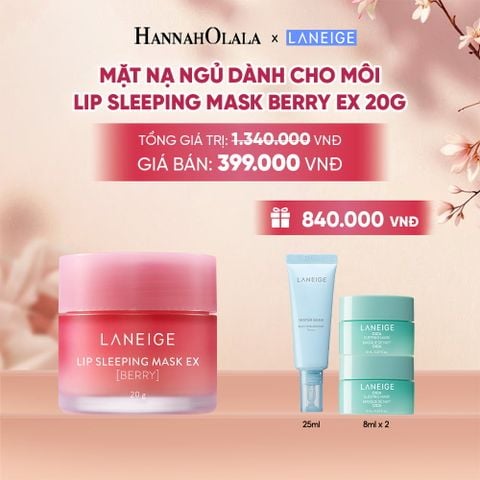  MẶT NẠ NGỦ DÀNH CHO MÔI LANEIGE LIP SLEEPING MASK 20G (CHỌN MÙI HƯƠNG) - A593 