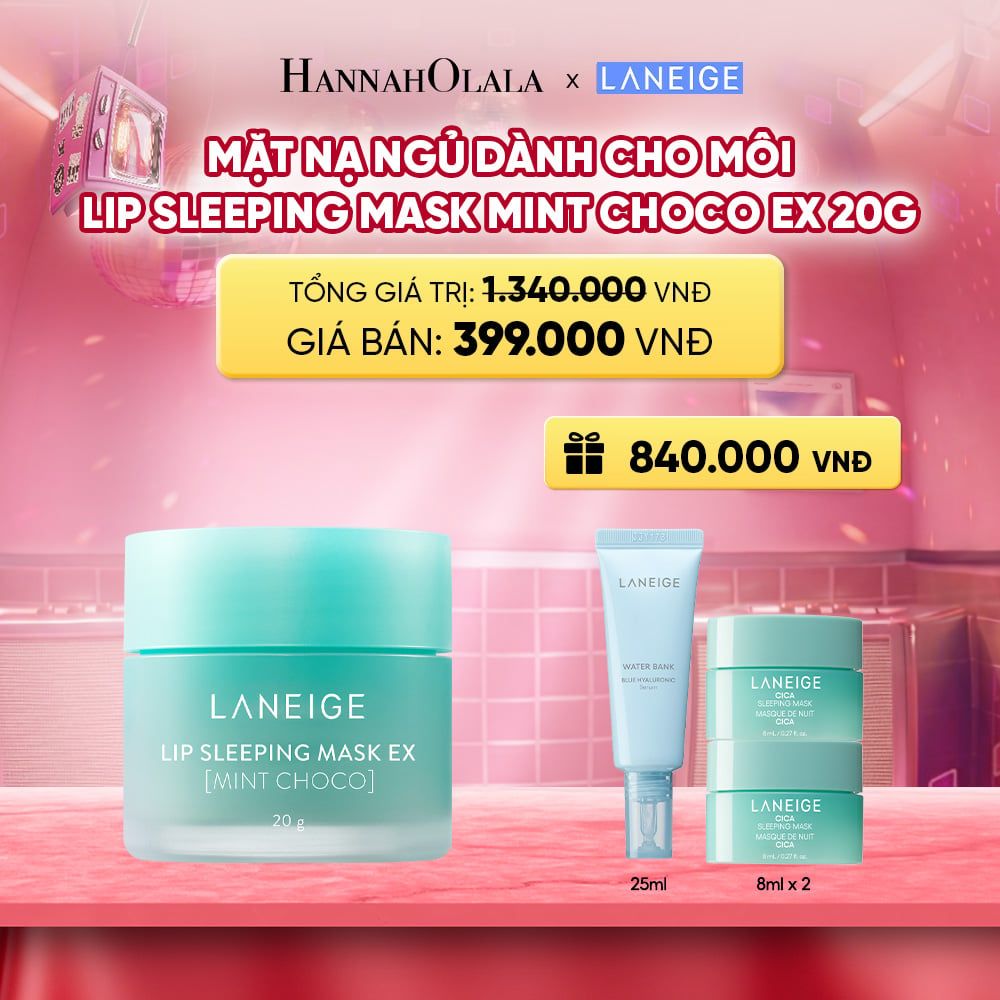  MẶT NẠ NGỦ DÀNH CHO MÔI LANEIGE LIP SLEEPING MASK 20G (CHỌN MÙI HƯƠNG) 