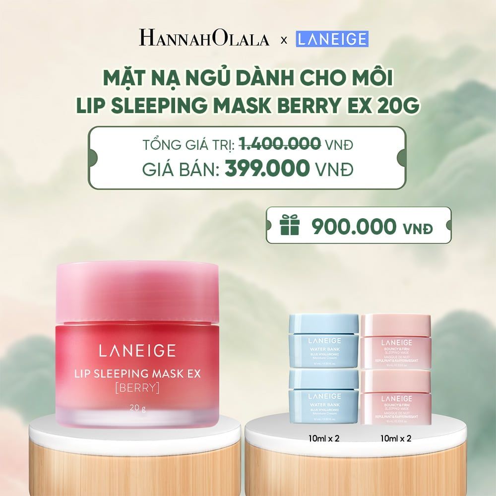  MẶT NẠ NGỦ DÀNH CHO MÔI LANEIGE LIP SLEEPING MASK 20G (CHỌN MÙI HƯƠNG) - A1633 