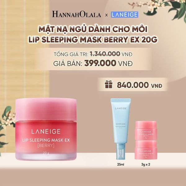  MẶT NẠ NGỦ DÀNH CHO MÔI LANEIGE LIP SLEEPING MASK 20G (CHỌN MÙI HƯƠNG) - A549 