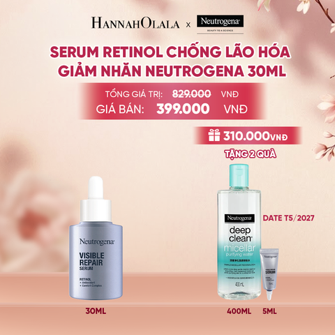  SERUM RETINOL CHỐNG LÃO HÓA GIẢM NHĂN NEUTROGENA VISIBLE REPAIR 30ML - A99 
