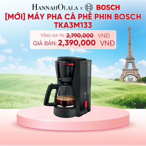  [MỚI] MÁY PHA CÀ PHÊ PHIN BOSCH TKA3M133 - B220 