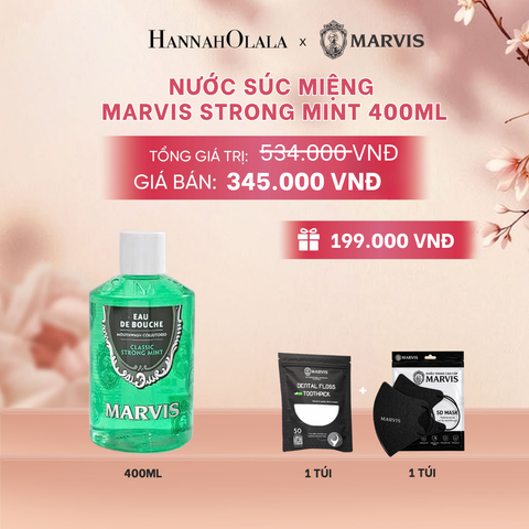  NƯỚC SÚC MIỆNG MARVIS MOUTHWASH 400ML - A1258 