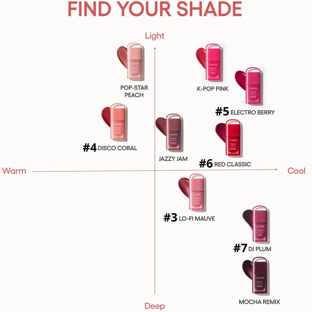  MỚI - LANEIGE SON TINT BỀN MÀU & CĂNG BÓNG MÔI JUICEPOP BOX LIP TINT 4.5G - A572 