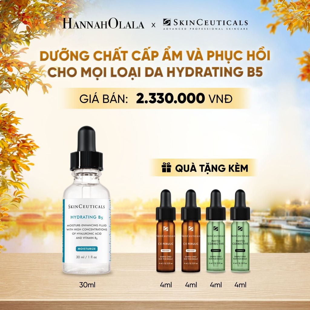  DƯỠNG CHẤT CẤP ẨM VÀ PHỤC HỒI CHO MỌI LOẠI DA SKIN CEUTICALS HYDRATING B5 30ML - E619 