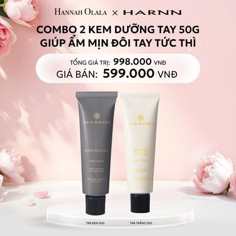  E1010: DEAL 3: COMBO 2 KEM DƯỠNG TAY HARNN 50G GIÚP ẨM MỊN ĐÔI TAY TỨC THÌ 