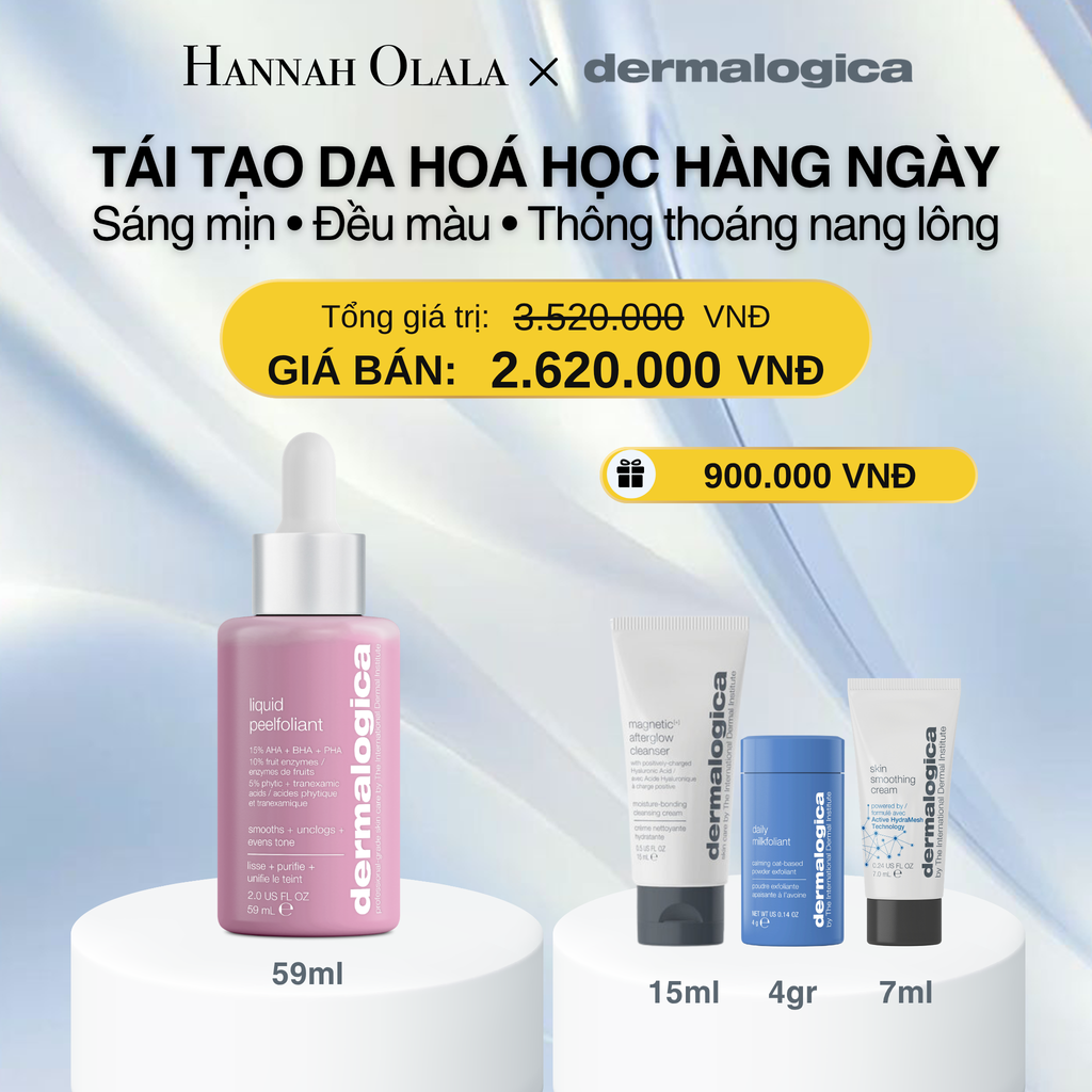  PEEL CẢI THIỆN BỀ MẶT DA HÀNG NGÀY PHIÊN BẢN NÂNG CẤP LIQUID PEELFOLIANT 59ML - DEAL 3 