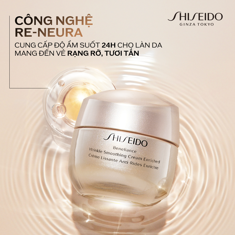  DEAL 8: KEM DƯỠNG DA CHỐNG LÃO HÓA GIÀU ẨM SHISEIDO BENEFIANCE WRINKLE SMOOTHING CREAM ENRICHED 50ML 