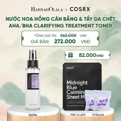  COSRX NƯỚC HOA HỒNG AHA/BHA CLARIFYING TREATMENT TONER 150ML - A1436 