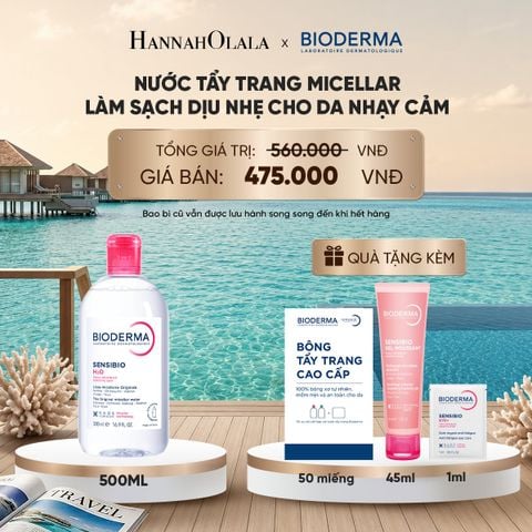  NƯỚC TẨY TRANG MICELLAR LÀM SẠCH DỊU NHẸ CHO DA NHẠY CẢM_ D434 