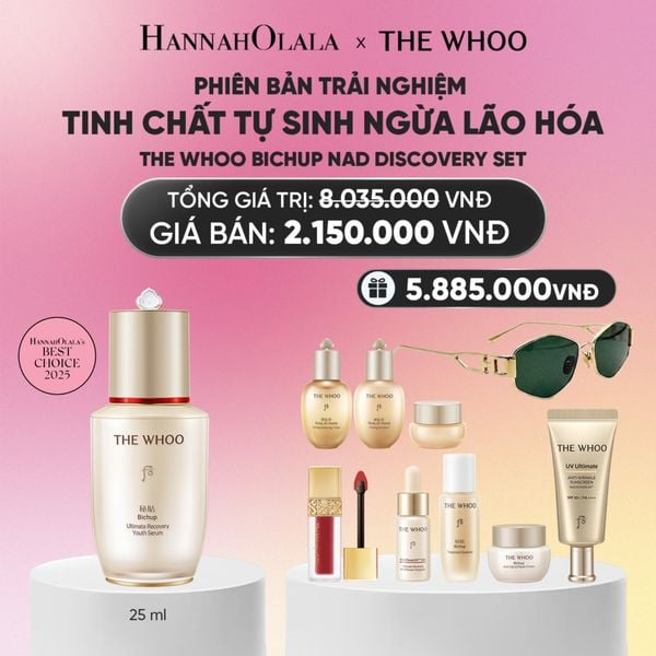  PHIÊN BẢN TRẢI NGHIỆM - BỘ TINH CHẤT TỰ SINH NGỪA LÃO HÓA THẾ HỆ THỨ 4 THE WHOO BICHUP NAD DISCOVERY SET_A167 