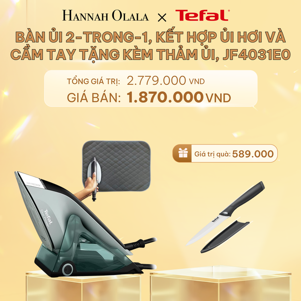  C423_DEAL 2: BÀN ỦI 2-TRONG-1, KẾT HỢP ỦI HƠI VÀ CẦM TAY TẶNG KÈM THẢM ỦI, JF4031E0 