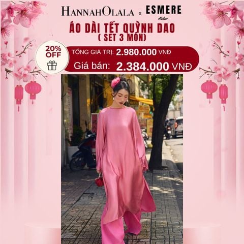  A621_DEAL 3: SET ÁO DÀI 3 MÓN QUỲNH DAO 