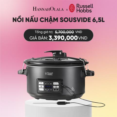  NỒI NẤU CHẬM SOUSVIDE RUSSELL HOBBS 25630-56 6,5L 