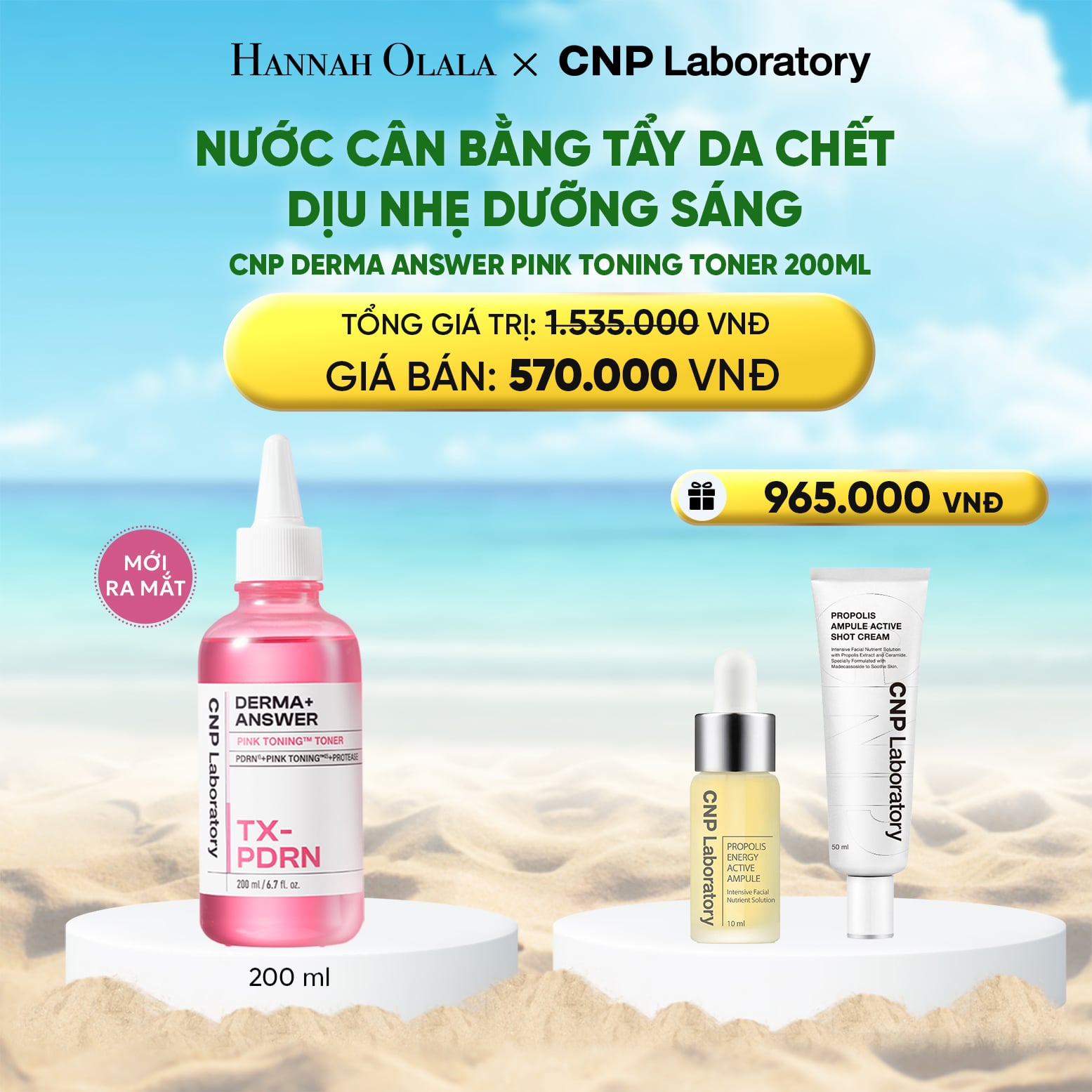 Tinh Chất Vi Kim CNP Derma Answer Pink Toning Ampoule 30ml