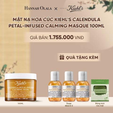  MẶT NẠ HOA CÚC KIEHL'S HỖ TRỢ CẤP ẨM VÀ LÀM DỊU KIEHL'S CALENDULA PETAL-INFUSED CALMING MASK 