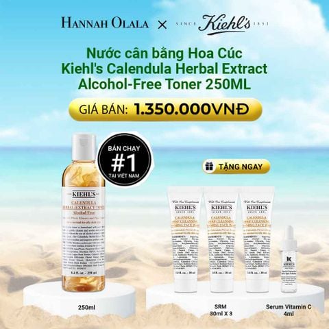  DEAL 7: NƯỚC CÂN BẰNG HOA CÚC KIEHL'S CALENDULA HERBAL EXTRACT ALCOHOL-FREE TONER 250ML 