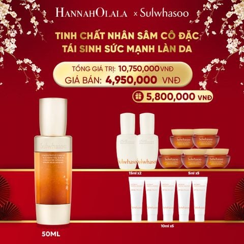  DEAL 2: TINH CHẤT NHÂN SÂM CÔ ĐẶC CONCENTRATED GINSENG REJUVENATING SERUM 50ML 