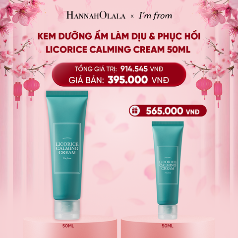  DEAL 3 : I'M FROM KEM DƯỠNG LICORICE CALMING CREAM 50ML 