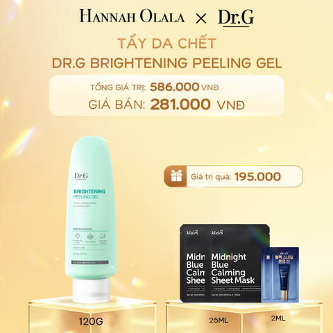 C966_DEAL 3: TẨY DA CHẾT DR.G BRIGHTENING PEELING GEL 120G (NEW) 