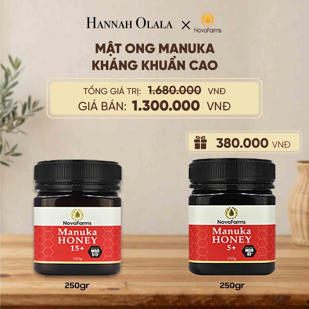  MẬT ONG MANUKA NOVAFARM – KHÁNG KHUẨN CAO - D207 