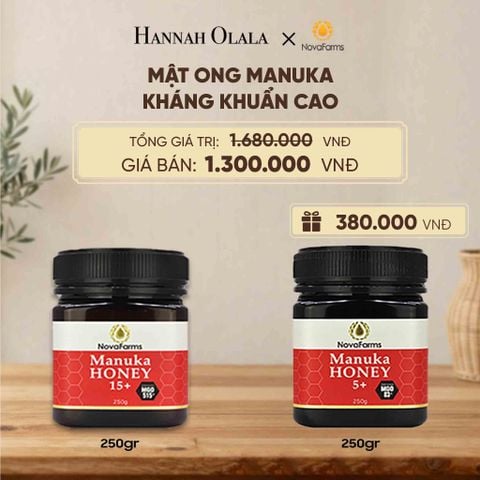  MẬT ONG MANUKA NOVAFARM – KHÁNG KHUẨN CAO - D207 