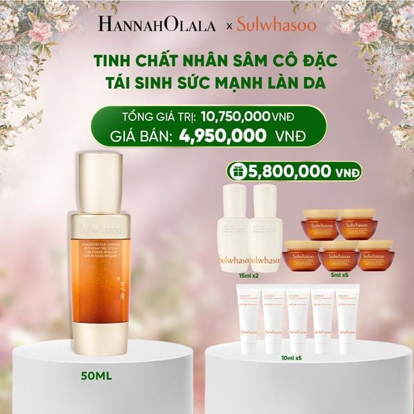  E371_DEAL 2: TINH CHẤT NHÂN SÂM CÔ ĐẶC CONCENTRATED GINSENG REJUVENATING SERUM 50ML 