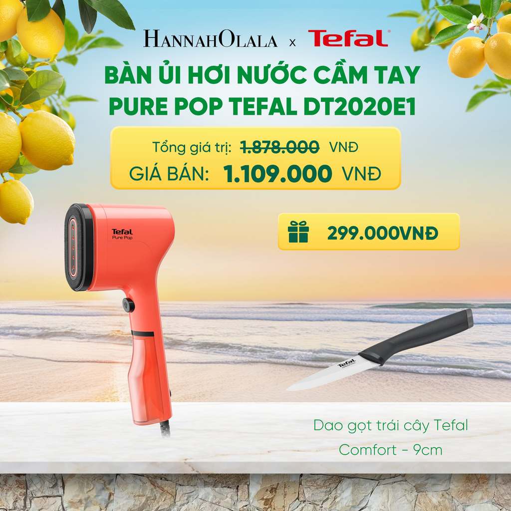  BÀN ỦI HƠI NƯỚC CẦM TAY PURE POP TEFAL DT2020E1 