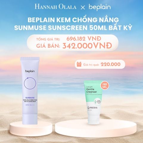  C256_DEAL 3C: KEM CHỐNG NẮNG SUNMUSE TONE UP & CORRECTING MATTE SUNSCREEN SPF50+ PA++++ 50ML (MÀU TÍM NHẠT) 