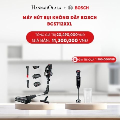  DEAL 3: MÁY HÚT BỤI KHÔNG DÂY BOSCH BCS712XXL 