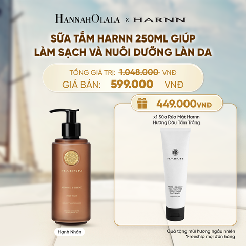  SỮA TẮM HARNN 250ML GIÚP LÀM SẠCH VÀ NUÔI DƯỠNG LÀN DA - A1400 