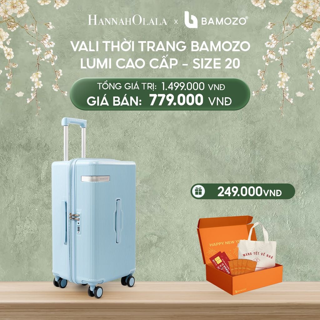  DEAL 1: VALI BAMOZO LUMISPACE CAO CẤP (TẶNG BỘ QUÀ TẾT GỒM LÌ XÌ TẾT, THIỆP TẾT, TÚI TOTE) 