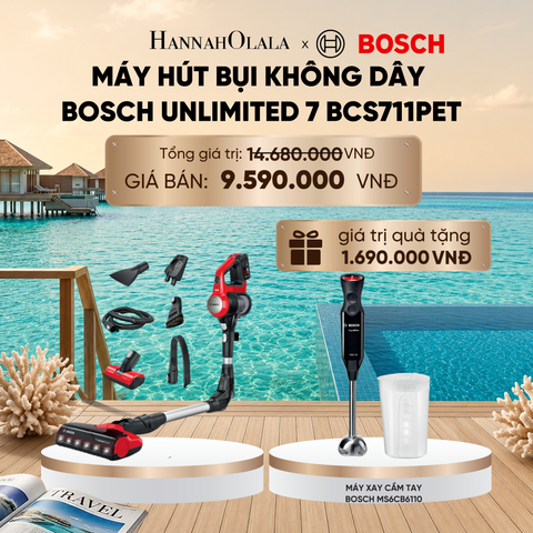  MÁY HÚT BỤI KHÔNG DÂY BOSCH UNLIMITED 7 BCS711PET_ D1568 