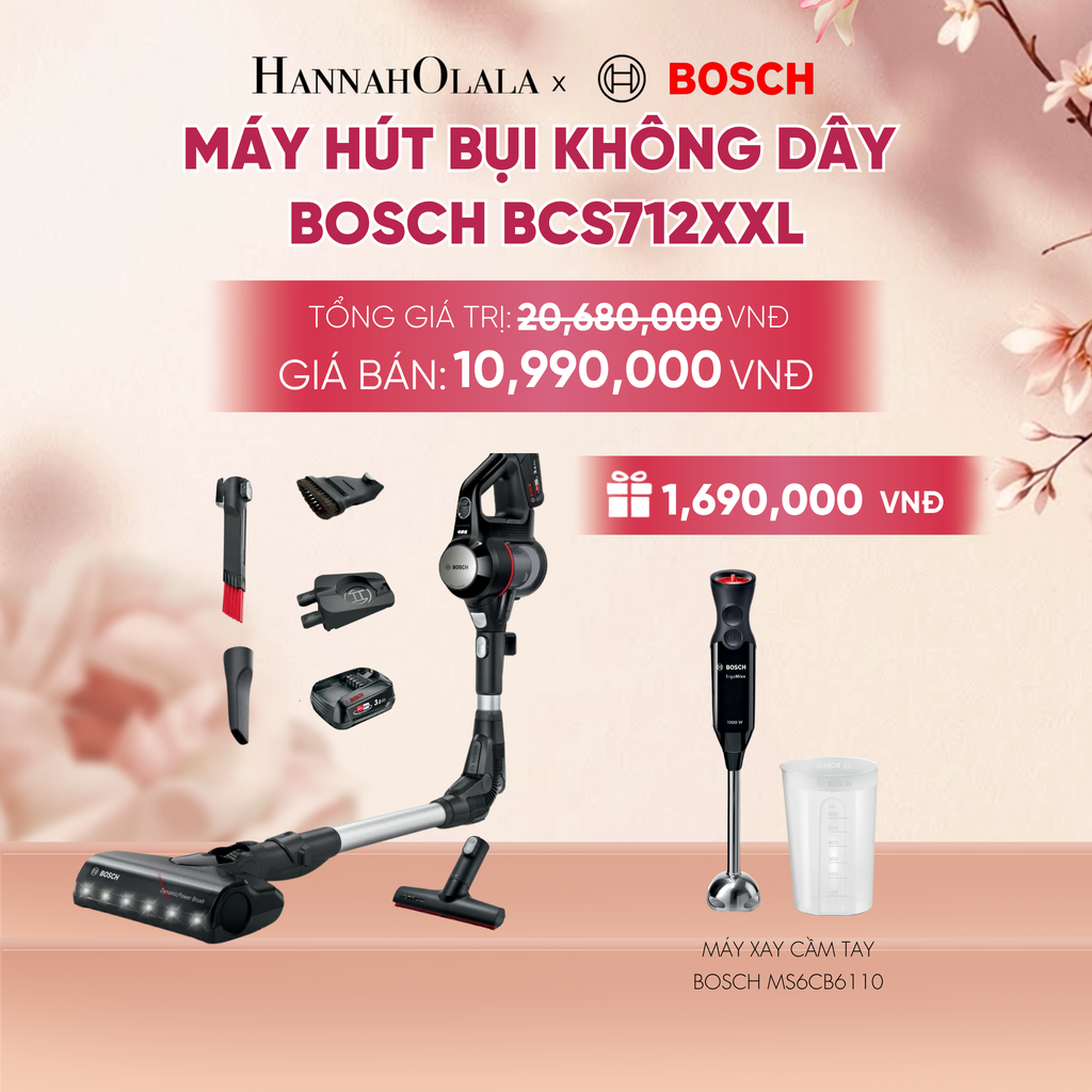  MÁY HÚT BỤI KHÔNG DÂY BOSCH BCS712XXL - A1538 