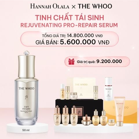  E243_DEAL 3: TINH CHẤT TÁI SINH THE WHOO CHEONGIDAN REJUVENATING PRO-REPAIR SERUM 50ML 