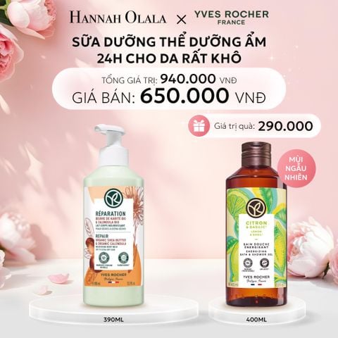  E749: DEAL 3: SỮA DƯỠNG THỂ DƯỠNG ẨM 24H CHO DA RẤT KHÔ TẶNG SỮA TẮM FULLSIZE MÙI NGẪU NHIÊN 