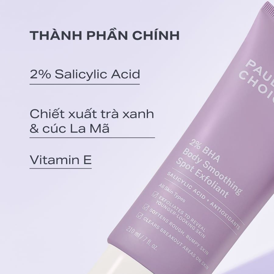  DEAL 14: [FLASHDEAL] KEM DƯỠNG THỂ GIÚP LOẠI BỎ TẾ BÀO DA CHẾT VÀ MỀM MỊN DA 2% BHA 210ML 