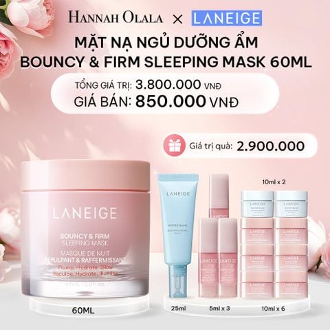  E761: DEAL 3: MẶT NẠ NGỦ DƯỠNG ẨM LANEIGE BOUNCY & FIRM SLEEPING MASK 60ML - [GIAO HÀNG TỪ 03/10] 