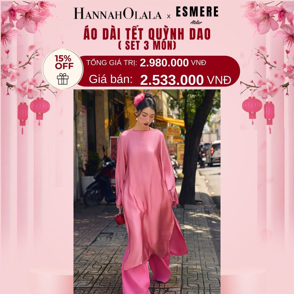  DEAL 3: SET ÁO DÀI 3 MÓN QUỲNH DAO 