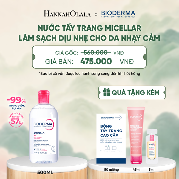  NƯỚC TẨY TRANG MICELLAR LÀM SẠCH DỊU NHẸ CHO DA NHẠY CẢM - DEAL 3 - A211 